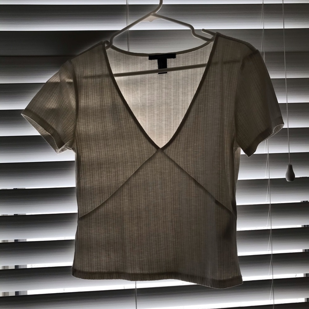 Forever 21, Size L, White Top